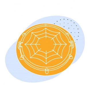 Люк смотрового колодца 770х90 мм 72 кг 1.5 т