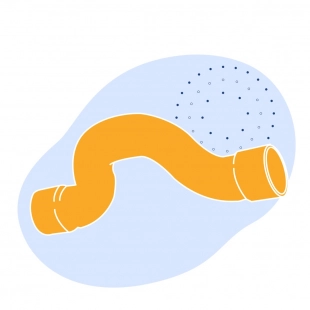 Медный обвод однораструбный 22 мм М2р ГОСТ 32590-2013