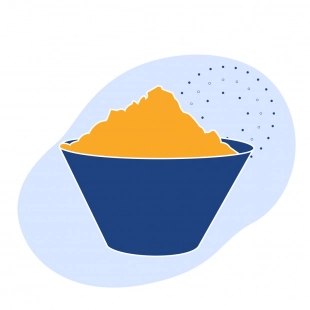 Крахмал модифицированный кукурузный крахмал горячего набухания Е1450 GranStarch MH