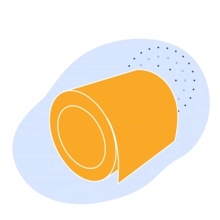 Рулон с полимерным покрытием 1.6 мм ПВХ ГОСТ 34180-2017