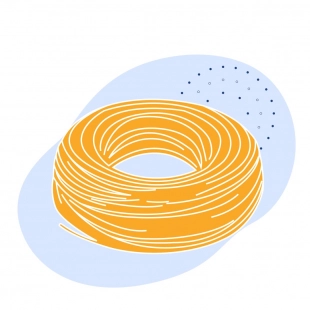 Канат авиационный оцинкованный (Ж) 2.2 мм 6х7(1+6)+1х7(1+6) ГОСТ 2172-80