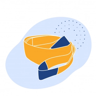 Строп двухпетлевой текстильный зеленый 2 т 2 м