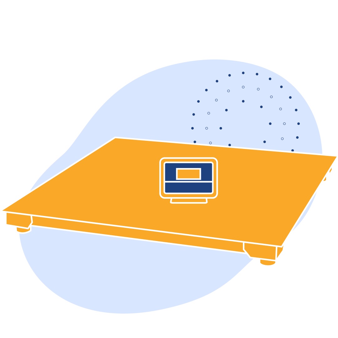 Весы электронные с большой платформой 0.1-2000 гр 127х105х17 мм