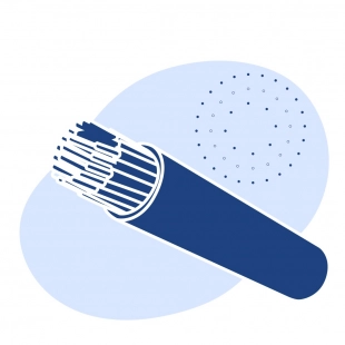 Кабель контрольный медный многожильный 37x2.5 мм2 КРВГ ГОСТ 1508-78