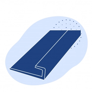 L-образный профиль стальной 56х56х4 мм СТ0 ГОСТ 8509-93