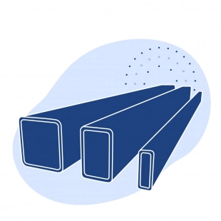 Труба профильная нержавеющая прямоугольная 60х40х1.2 мм AISI 430
